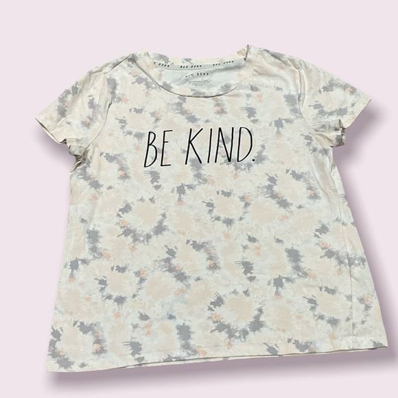 Rae Dunn Be Kind Tie dyed shirt size Medium - Picture 1 of 4